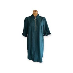 Sharagano dress green size 12 large